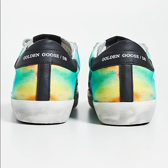 GOLDEN GOOSE SUPERSTAR SNEAKERS TIE DYE Worn 2x EUC - Picture 6 of 13